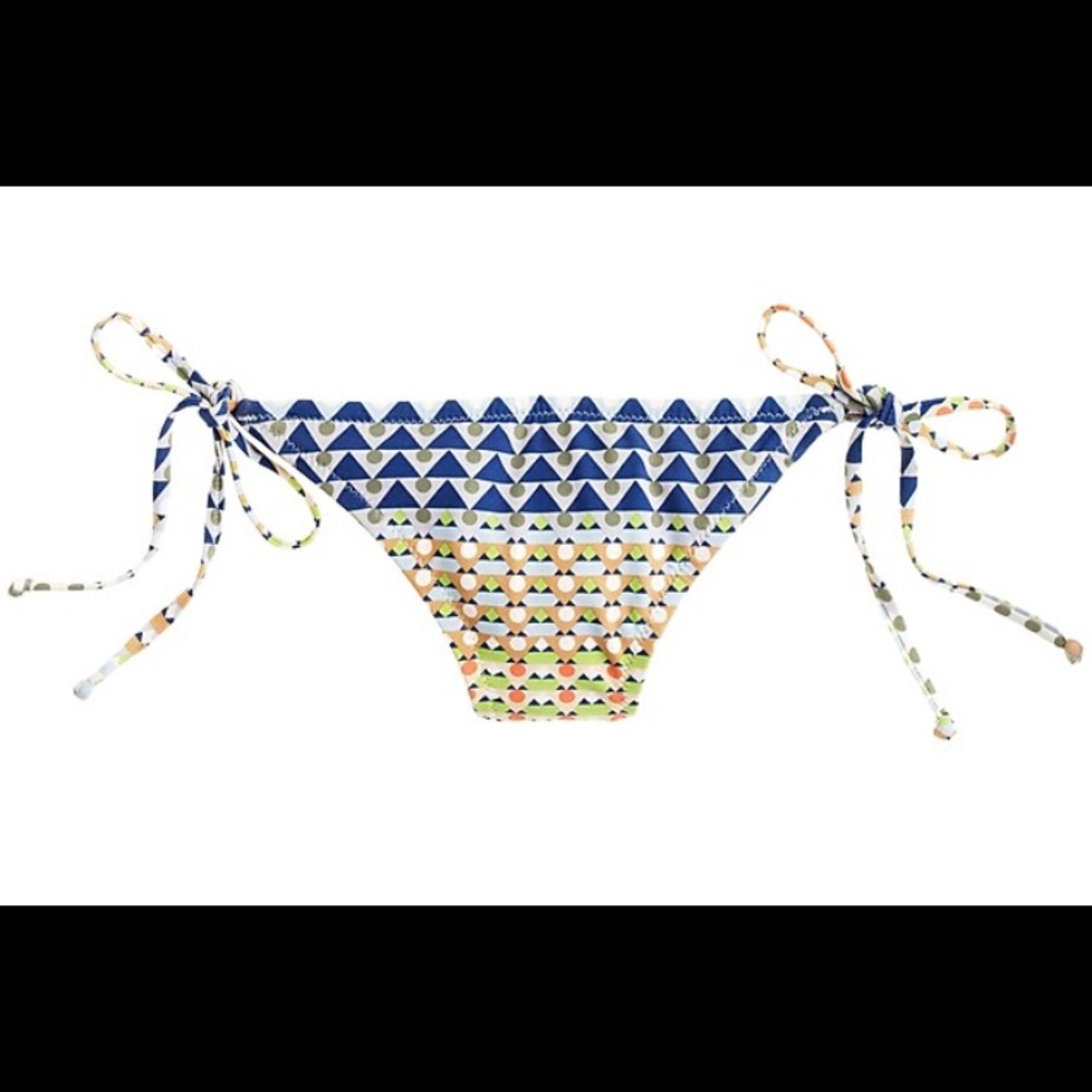 Brand 🆕 J. Crew Mini Geo Print String Bikini